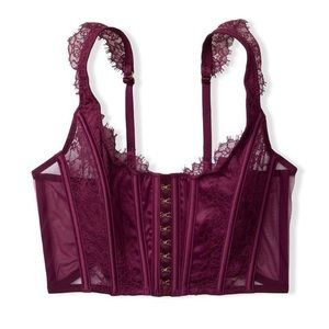 New! Victorias Secret dream angels lace corset bustier bra top 15633